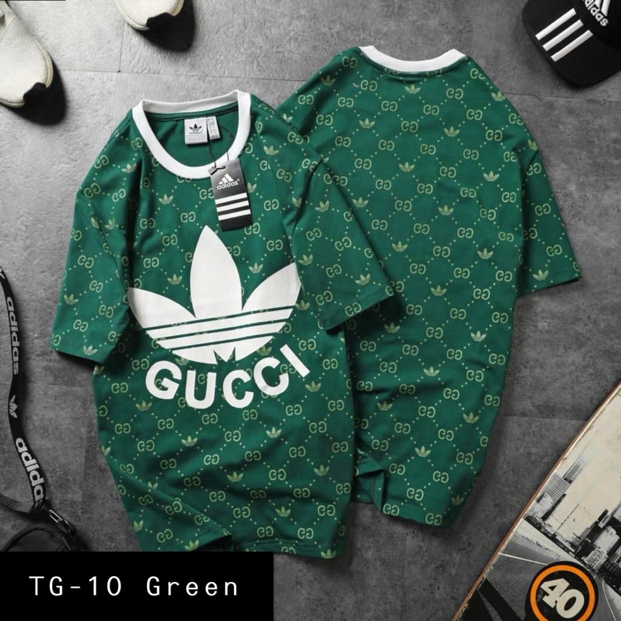 Summer Cotton Tshirts-TG-10 Green