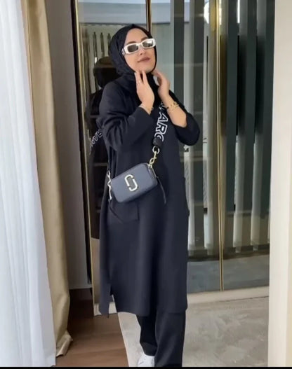 Front Pocket Style 2 Pcs Warm Winter Outfit CH 397