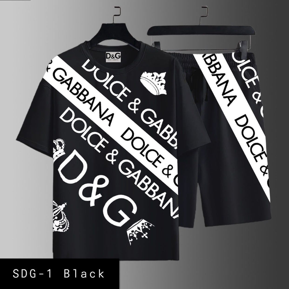Men's Tshirt & Short set SGC-1 Black