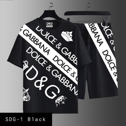 Men's Tshirt & Short set SGC-1 Black