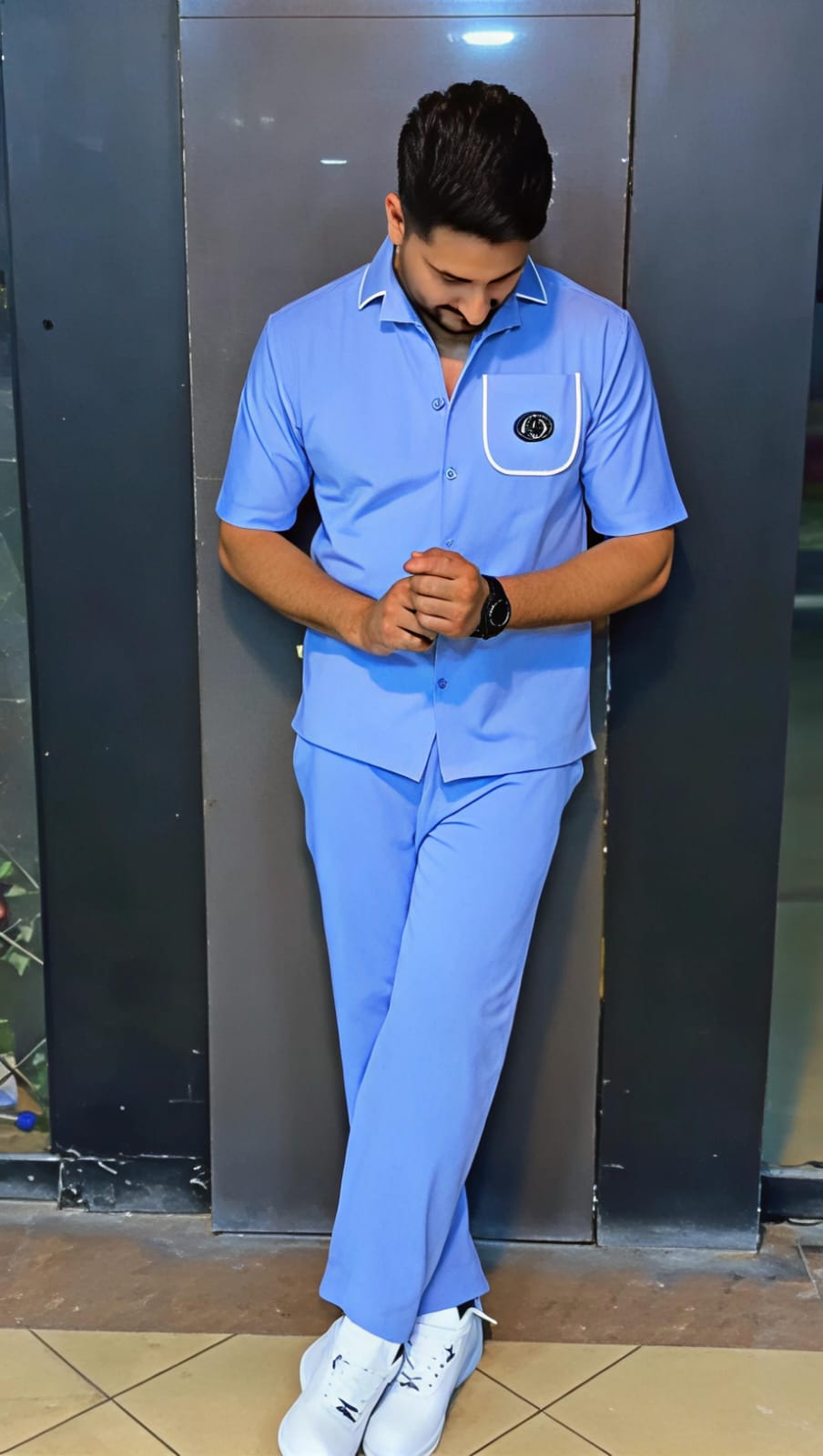 Q-02 DudeDrapes Skyline Co-Ord – Smooth & Sleek