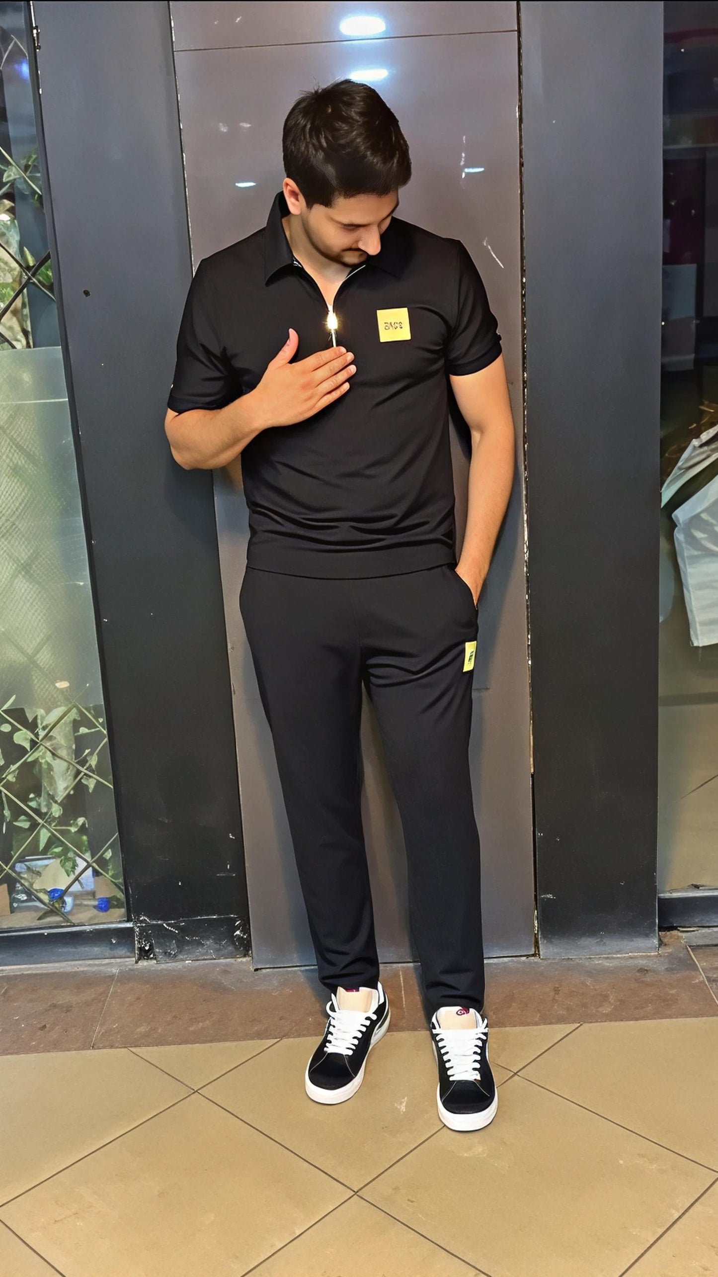 Q-05 DudeDrapes Steel Street Co-Ord – Active Fit