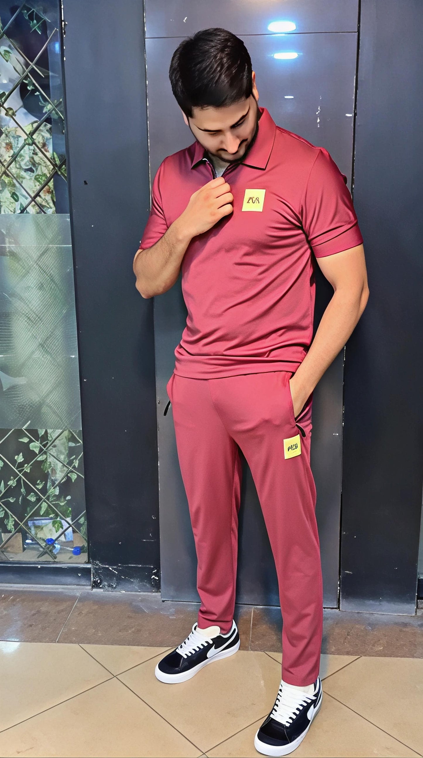 Q-05 DudeDrapes Steel Street Co-Ord – Active Fit