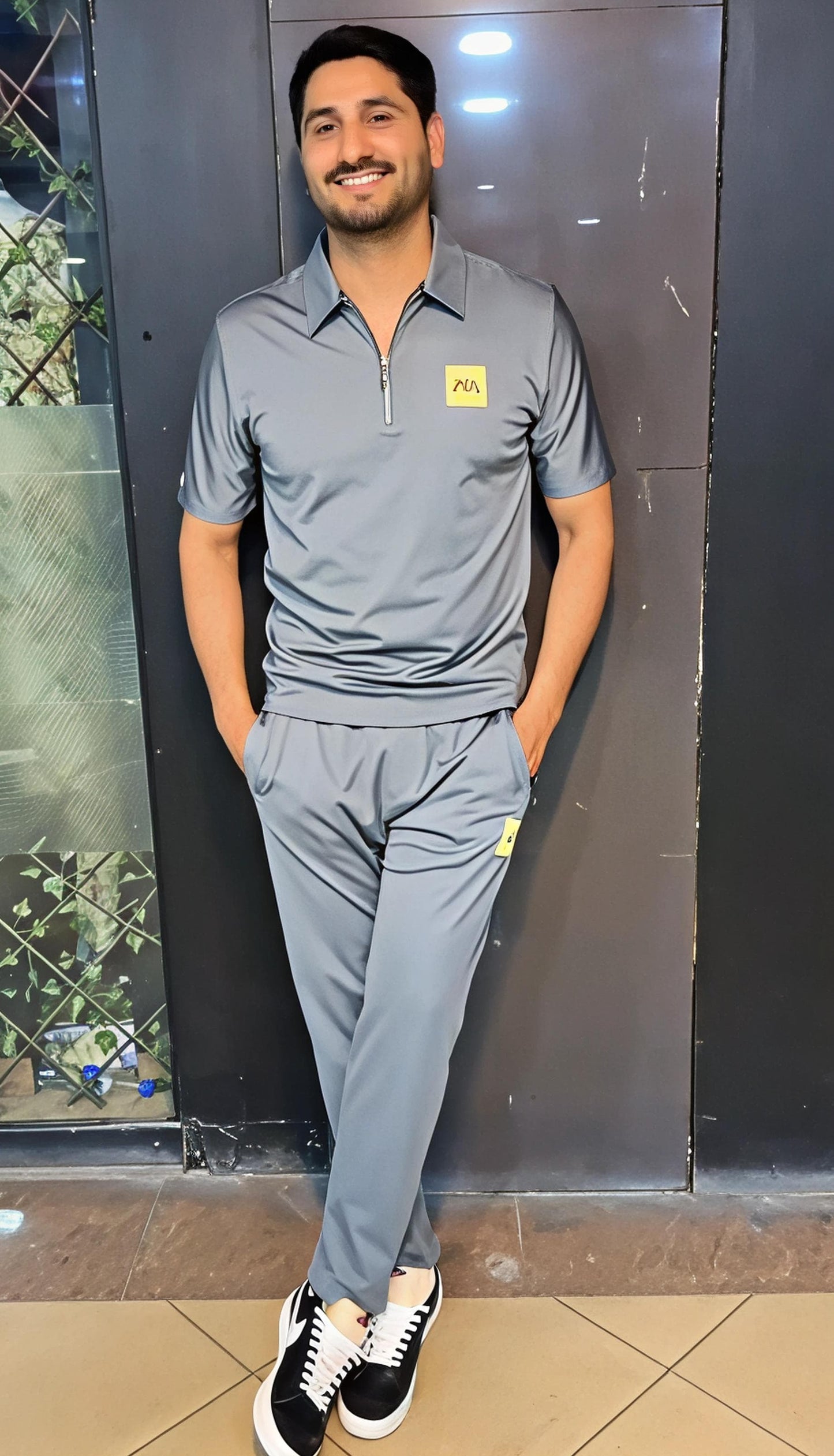 Q-05 DudeDrapes Steel Street Co-Ord – Active Fit