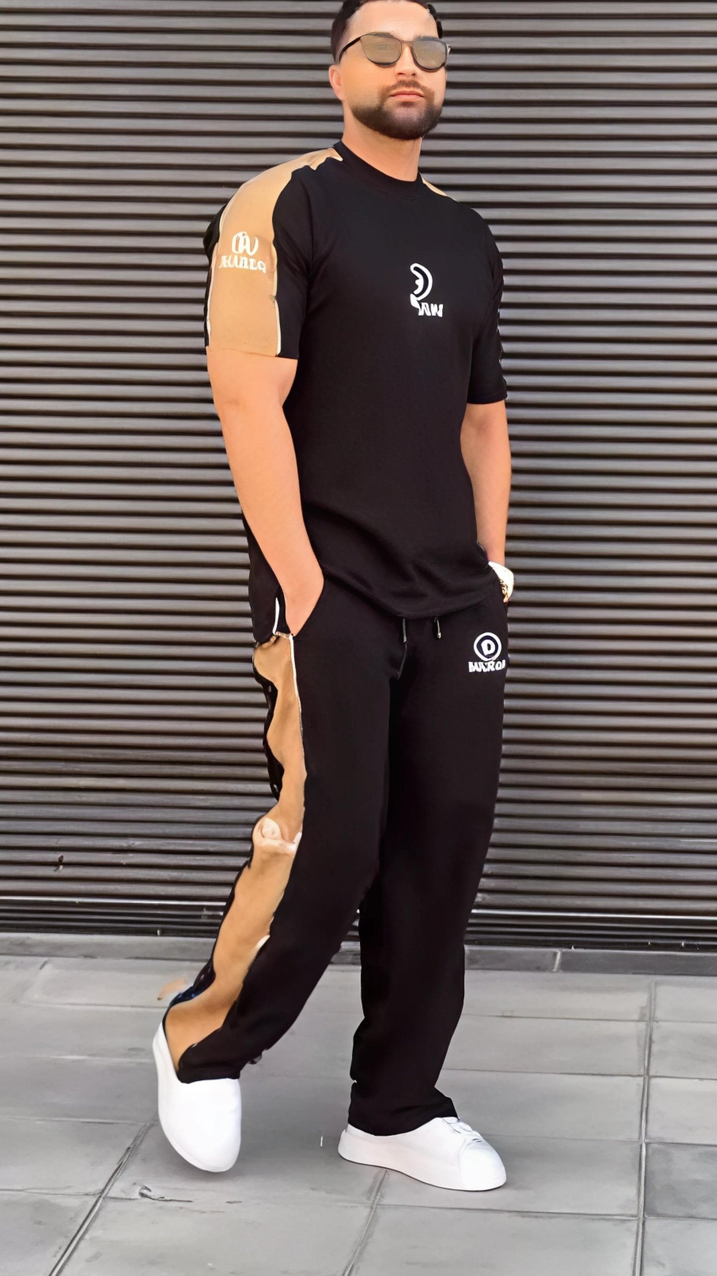 Q-08 DudeDrapes Shadow Strike Set – Monochrome Edition