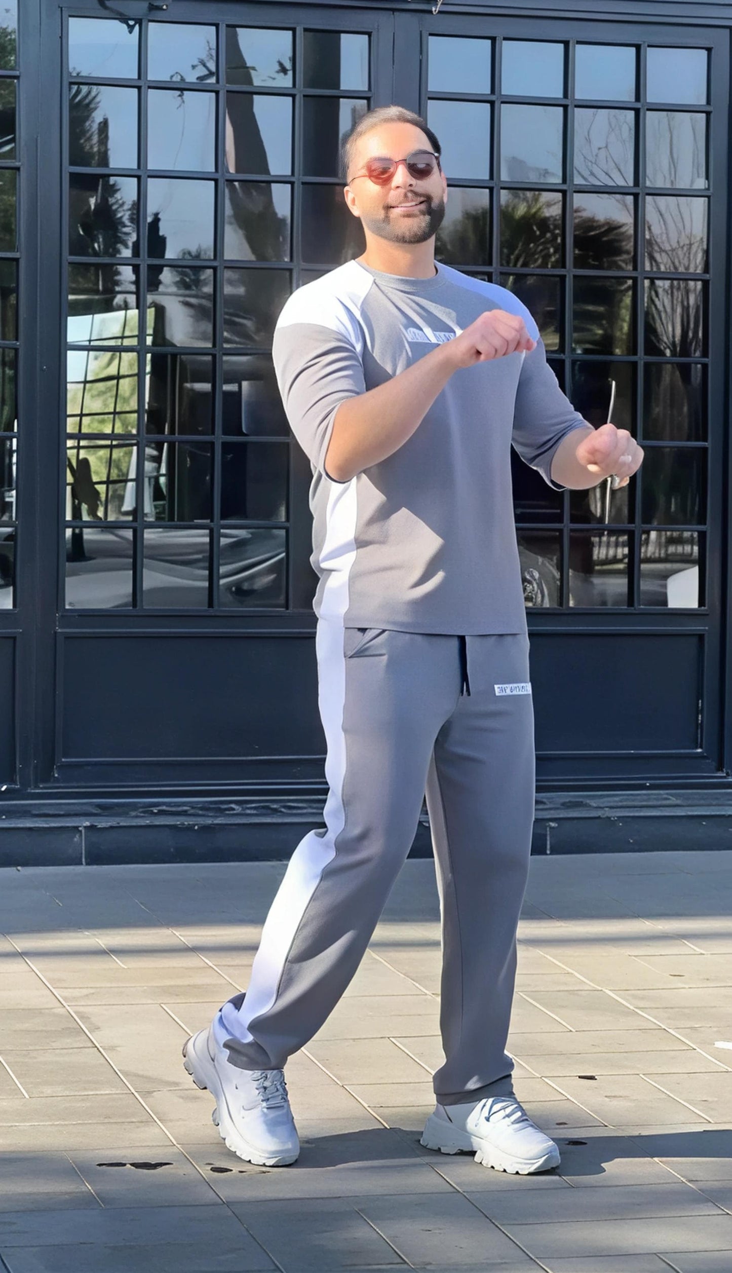 Q-10 DudeDrapes CloudFlex Tracksuit – Minimal Contrast Fit