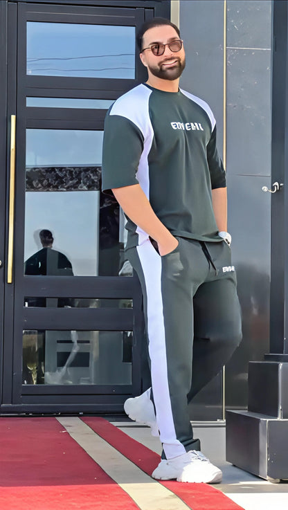 Q-10 DudeDrapes CloudFlex Tracksuit – Minimal Contrast Fit