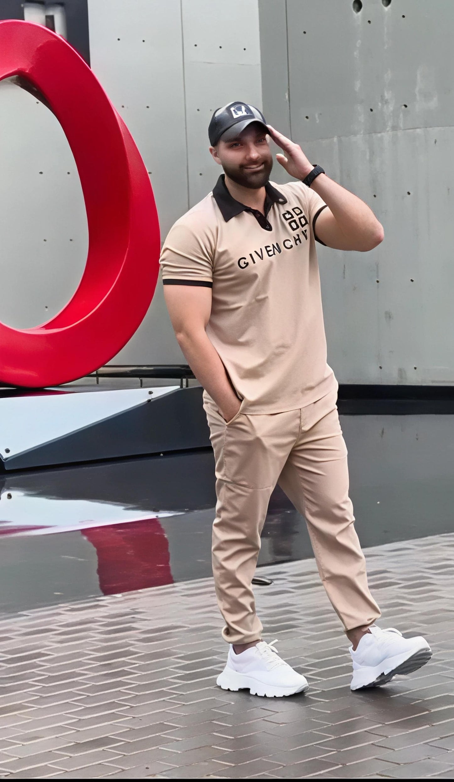 Q-09 DudeDrapes Urban Royalty Set – Sandstone Edition