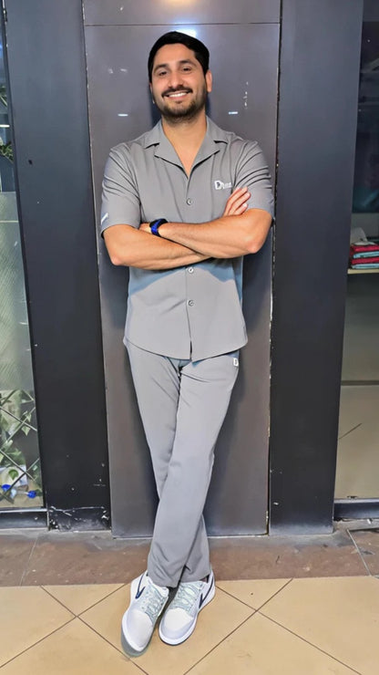 Q 01 DudeDrapes Button-Down Chill Set  Classic Vibe 2