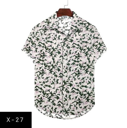 Mens Half Sleeves Shirts X-27