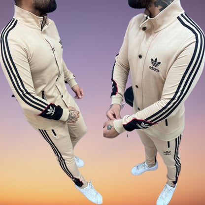 Mens Tracksuit A-6 Camel