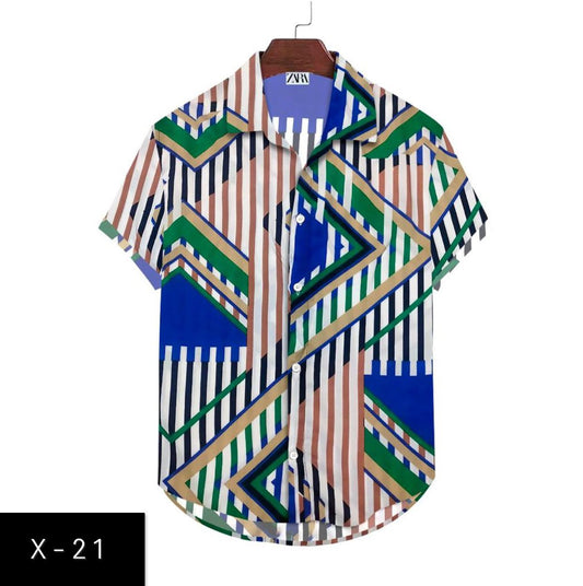 Mens Half Sleeves Shirts X-21
