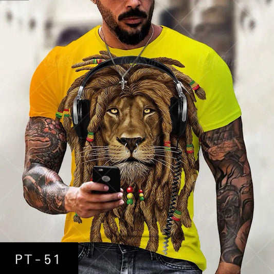 Men's casual 3d t-shirt PT-51