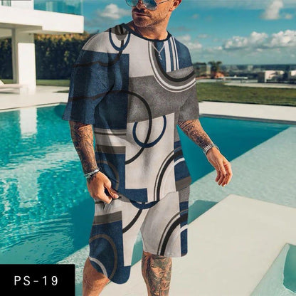 Mens Tshirt & Short Set PS-19