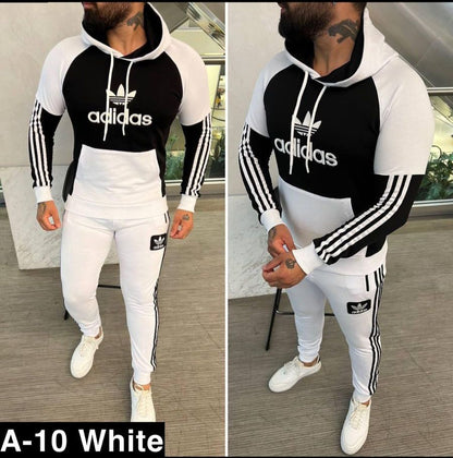 Mens Tracksuit A-10 White