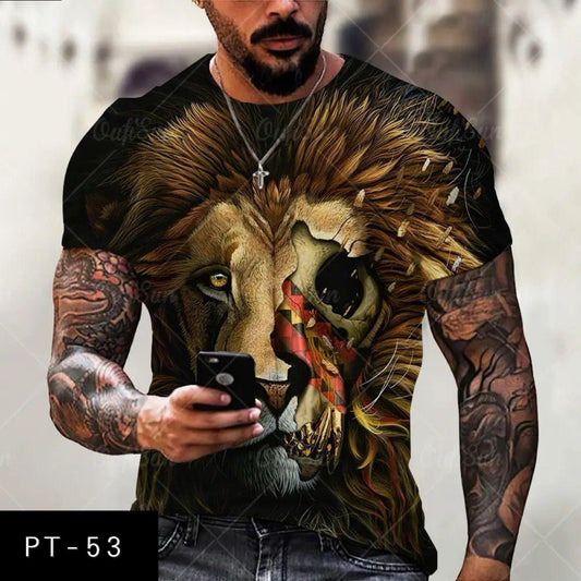 Men's casual 3d t-shirt PT-53