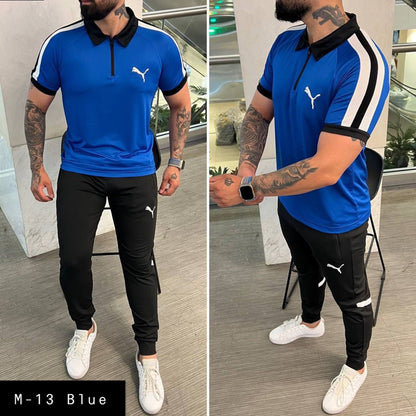 Men's 2 Pcs T-Shirt & Trackpant Set M-13