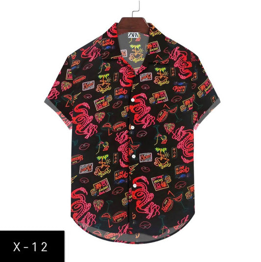 Mens Half Sleeves Shirts X-12