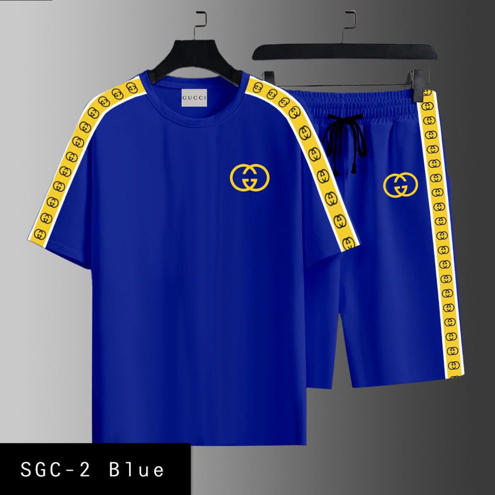 Men's Tshirt & Short set SGC-2 Blue