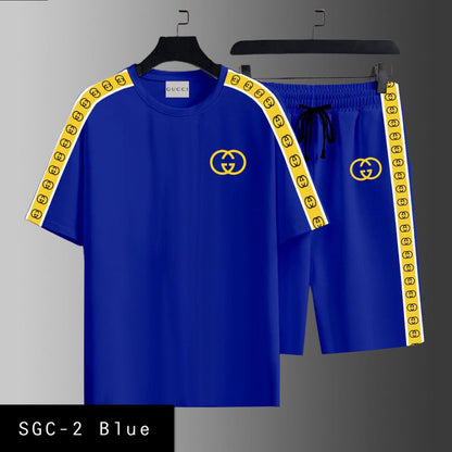 Men's Tshirt & Short set SGC-2 Blue