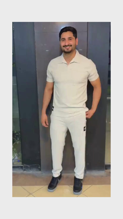 Q-04 DudeDrapes Clean Cut Polo Co-Ord – Pure Class