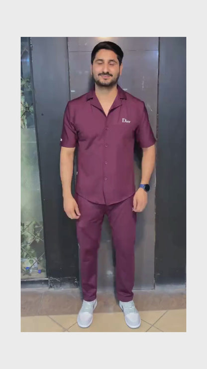 Q 01 DudeDrapes Button-Down Chill Set  Classic Vibe 2