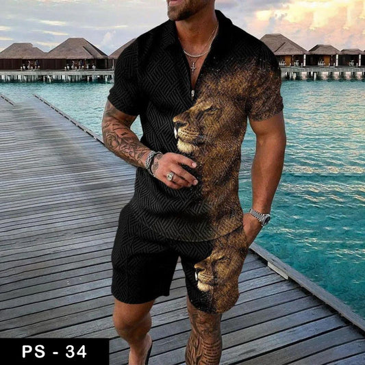 Luxury Polo Tshirt & Short Suit Fashion| PS-34
