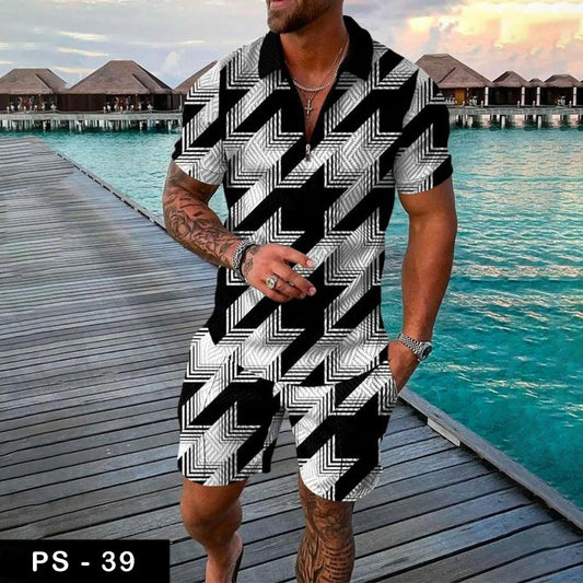 Luxury polo Tshirt & Short suit fashion| PS-39