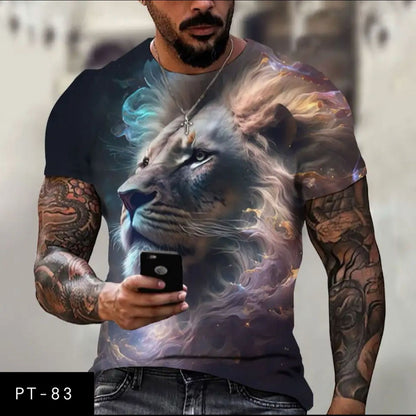 Men's casual 3D T-shirt