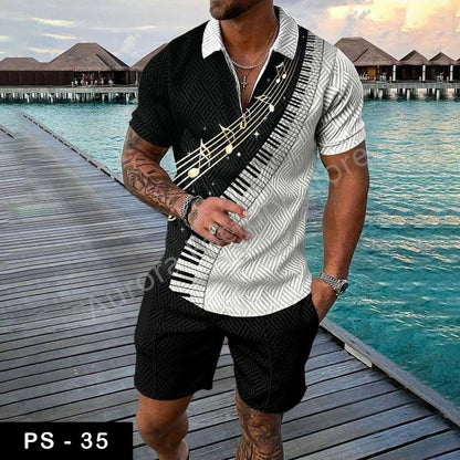 Luxury Polo Tshirt & Short Suit Fashion| PS-35