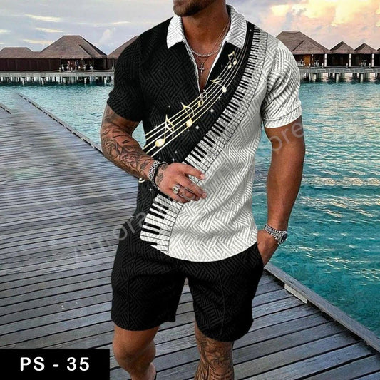 Luxury Polo Tshirt & Short Suit Fashion| PS-35