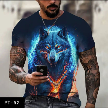 Men's casual 3D T-shirt
