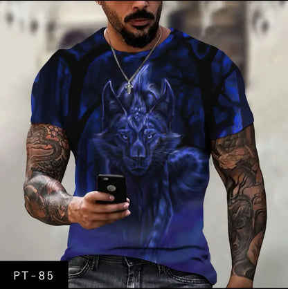 Men's casual 3D T-shirt