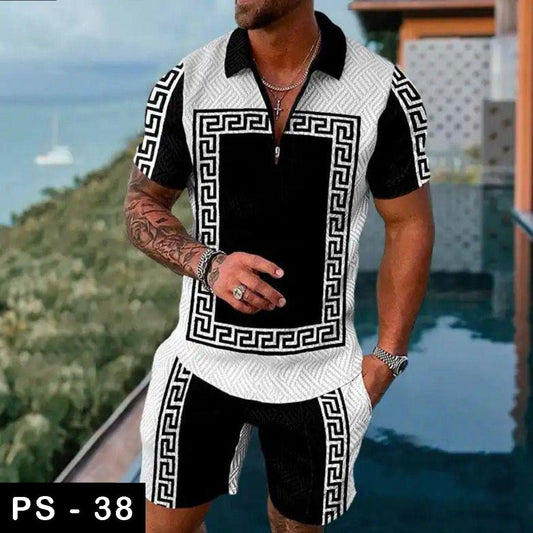 Luxury Polo Tshirt & Short Suit Fashion| PS-38