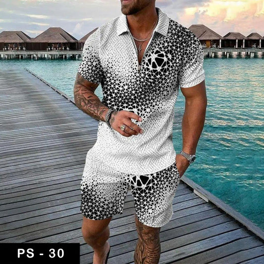 Luxury Polo Tshirt & Short Suit Fashion| PS-30