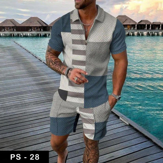 Luxury Polo Tshirt & Short Suit Fashion| PS-28