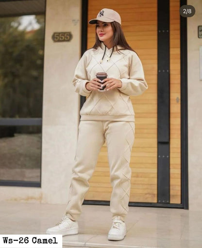 2 Pcs Kangaroo Hoodie Winter Outfit|Ws-26