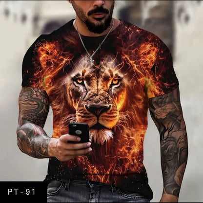 Men's casual 3D T-shirt