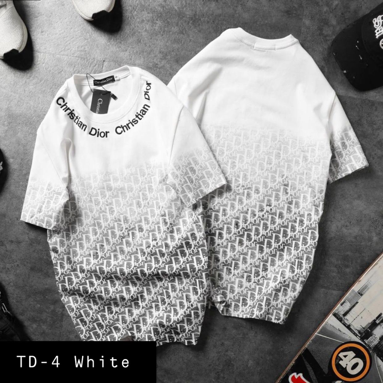 Cotton  Tshirts TD-4 White