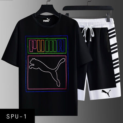 Men TShirt & Short set SPU- 1