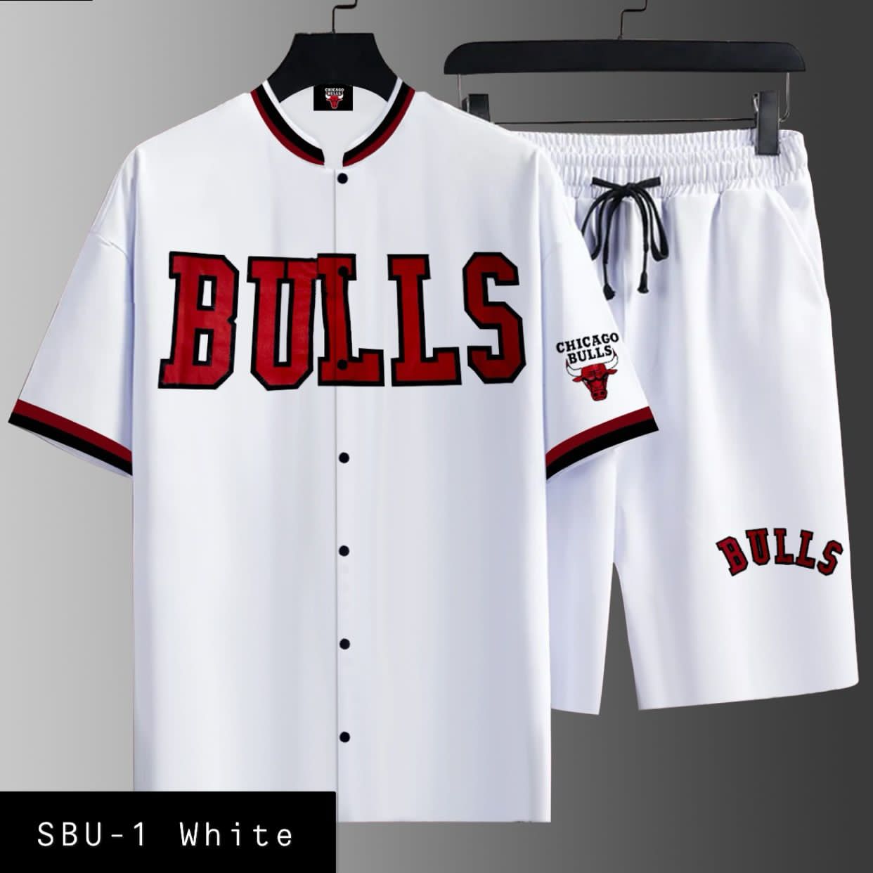 Men TShirt & Short set SBU- 1 White