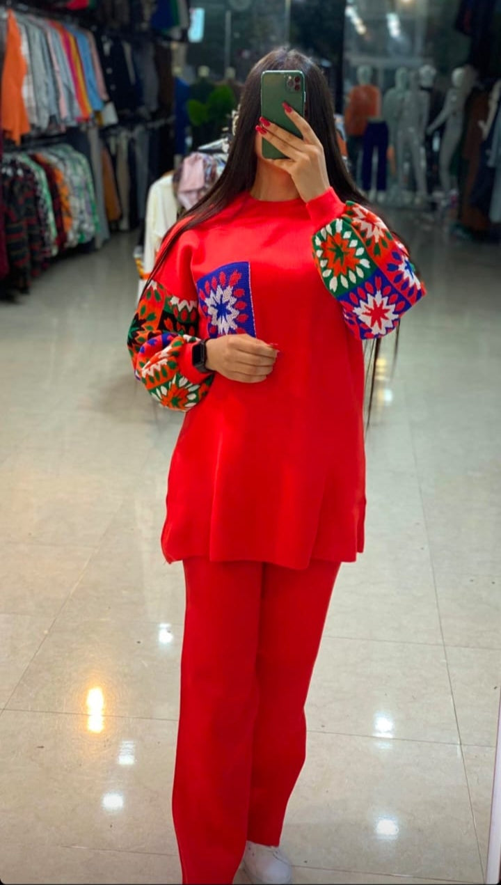 Fleece 2 Pcs Printed Outfit CH# 321
